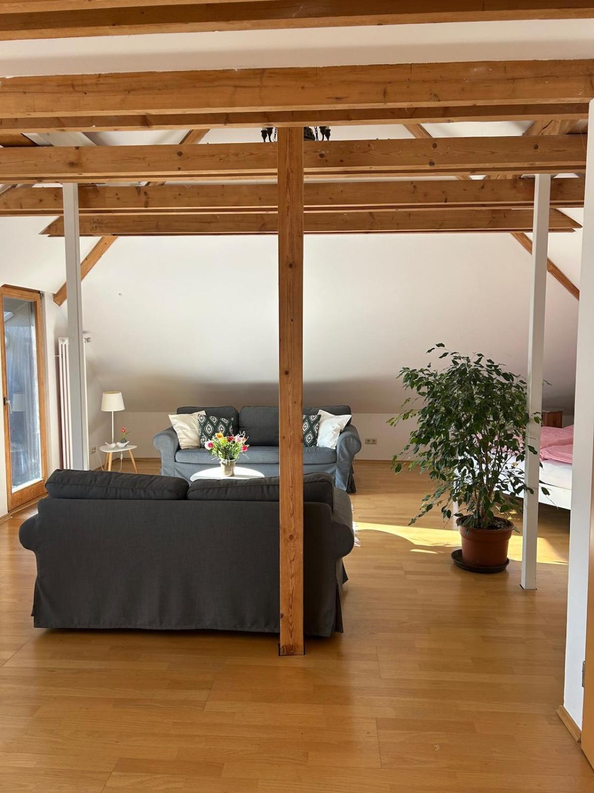 Grosse Wohnung Mit Dachterrasse In Штарнберг Экстерьер фото