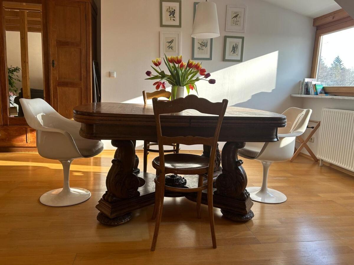 Grosse Wohnung Mit Dachterrasse In Штарнберг Экстерьер фото